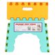 thumbnail image 4 of Daboolka Taburete pequeño portátil Silla plegable para niños Taburete para cambiar zapatos 22 * 16,5 * 19 cm （Superficie de la silla amarilla）, 4 of 8