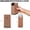 Brown, variant on Bed Risers with Adjustable Screw Clamp, Fits Foot Thickness of Bed from 0 to 1.5 Inch, Elevation in Heights 4 Inch Heavy Duty Risers for Sofa Desk Table Cabinet Supports (4Pack, Brown)