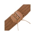 thumbnail image 2 of Women's Lace-up Tied Stretchy Corset Belts, Vintage Elegant Elastic Cinch Waistband for Costume Dress Coat Brown 70x7cm/27.6x2.8", 2 of 6