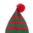 thumbnail image 3 of Christmas Knitted Striped Beanie Hat Adult Winter Holiday Party Decorative Headwear, 3 of 4