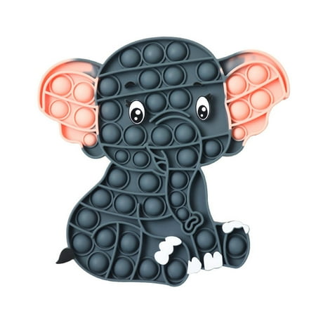 hirigin Silicone Sensory Fidget Toy Elephant Shaped Decompression Toy