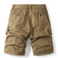 thumbnail image 4 of Men's Multi Pocket Fashionable Casual Waistless Workwear Shorts Shorts Soft Beach Pants, 4 of 4