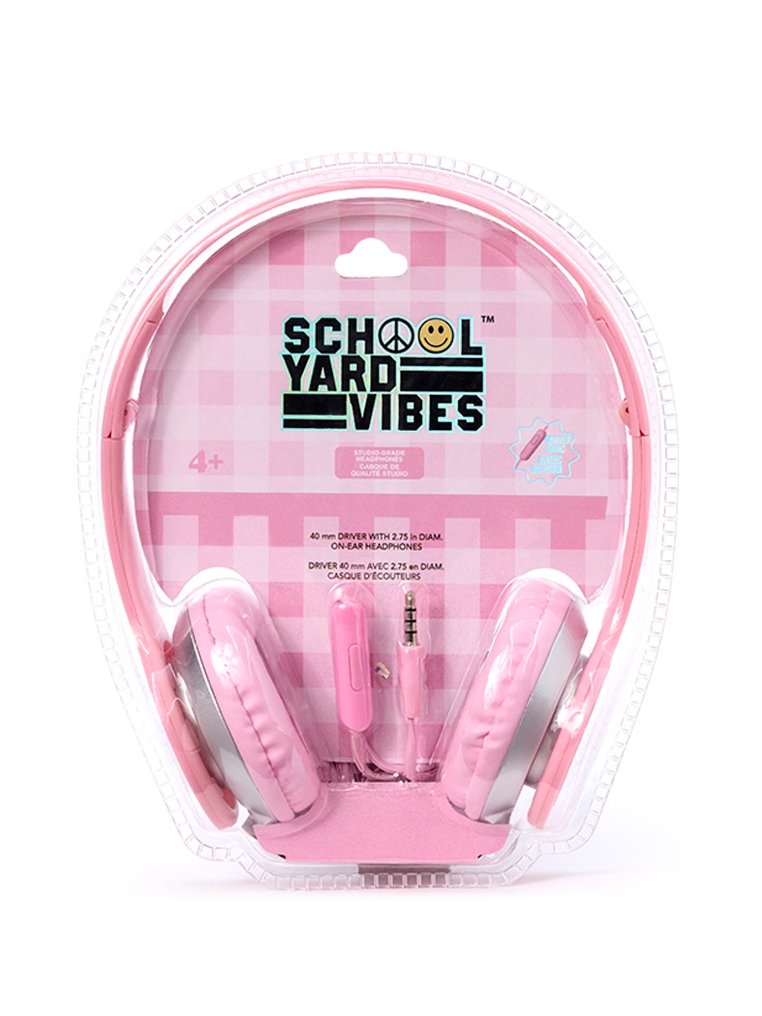 Schoolyard Vibes 17" 3 Piece Backpack Set with Headphones and Kids Lunch Box