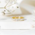 thumbnail image 6 of Rosec Jewels Lab Created Diamond Wedding Ring - Classic Full Eternity Band Ring - EF-VS Quality, 10K Yellow Gold, US 4.00, 6 of 9