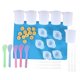 thumbnail image 3 of Tazas de de Silicona Reutilizables Lavables 100 Ml Tazas de Medición para Joyería de Resina Epoxi Líquida Que Fabrica Herramientas de Pegamento 36Piezas Macarena Vasos de resina para mezclar, 3 of 8