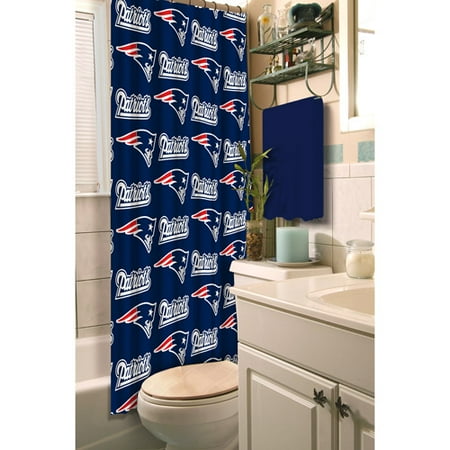 New England Patriots Decorative Bath Collection - Shower Curtain