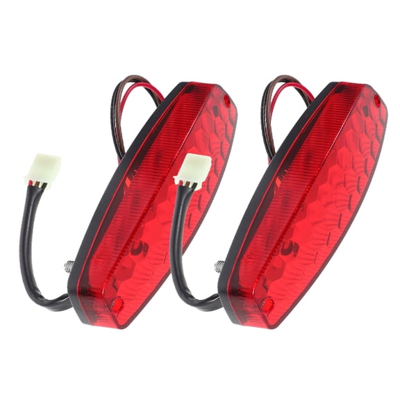 LOLIPPYY 2pcs Universal Motorcycle Tail Light 12v LED Brake for Offroad Use