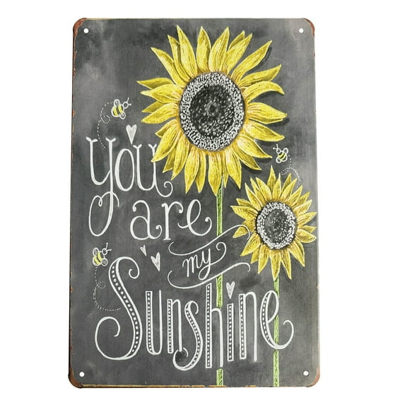Home Rustic Metal Retro Tin Plaque Wall Decor Funny Retro Poster Tin Sign 12"x8"