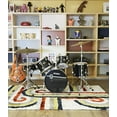 thumbnail image 1 of Novogratz Collection Rétro Tapis Shag Turnstyle, 5 X 7 6 Pouces, Multicolore, 1 of 4