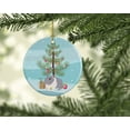 thumbnail image 2 of South African Hamster Merry Christmas Ceramic Ornament 2.8 in x 2.8 in, 2 of 3