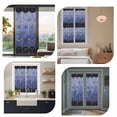 thumbnail image 7 of Window Privacy Film Blue Geometric Stained Glass Window Film Decorative Sun Block Window Cover Ombre Modern Abstract Art Window Clings Static Adhesive Sticker for Bathroom 35.4"x78.7", 7 of 7