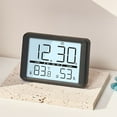 thumbnail image 3 of Digital Wall Clock Large Display Temperature Humidity Sensing Battery Operated, 3 of 9