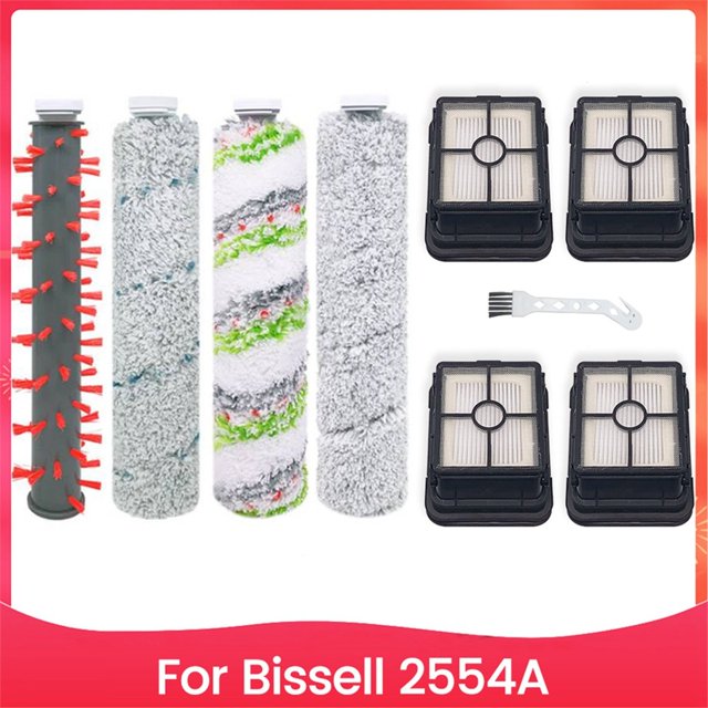 9 Piezas de Accesorios de Filtro y Cepillo de Aspiradora para Accesorios de Aspiradora Robot para 2554A, Piezas de Repuesto