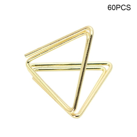 

Azhf New Arrivals 60pcs Art Craft Place Card Holder Triangle Shape For Table Wedding Party Picture
