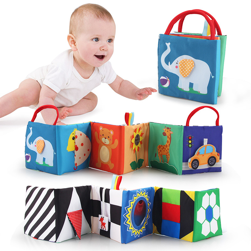 Infant Toys Baby Toys 36 Months High Contrast Baby Books 06 Months