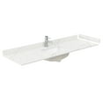 thumbnail image 3 of Beckett 66" Green Single Vanity & Giotto Quartz Top (1-Hole) & Gold Trim, 3 of 5