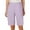Light Purple, variant on MIXUE Shorts For Women Summer Solid Color Elastic High Waist Comfortable Casual Plus Size Shorts Sportswear,Red,XL