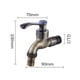 thumbnail image 4 of Grifo sólido para lavadora con grifo de agua de una sola cruz para lavadora Bronce, 4 of 9