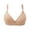 Beige, variant on Wutalume Women's Full Coverage Lace Bras - Wireless Full Cup Bra, Soft Breathable Lace Bra for Everyday Comfort and Style,Beige 36