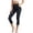 L53-Black2, variant on xfsWaSs Capri Leggings for Women Soft Lightweight Printed Casual Yoga Pants High Waisted Breathable Comfort Bottoms Workout Leisure Wear