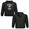 thumbnail image 2 of Sudadera Unisex con Capucha Negra, Estampado Gráfico Estilo Alternativo, Algodón y Poliéster, 2 of 5