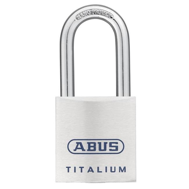 ABUS 80TI by 40HB40 C KD Titalium Aluminum Alloy Keyed Different Padlock