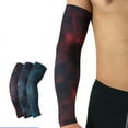thumbnail image 2 of 1 Pcs Men Bike Sport Arm Warmers Sleeves Cycling Running Bicycle Uv Sun Protection Cuff Cover Protective Arm Sleeve, 2 of 6