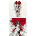 thumbnail image 5 of 5 Ft Christmas Garland- Cedar Garland for Front Door, with Ball & Berries & Snowflake, Winter Garland, Christmas Decoration for Wall Door Fireplace, 5 of 14