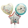 Little Panda & Friends Mylar Balloon Set - Party Decor - 3 Pieces