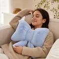 thumbnail image 4 of Sweet Bow Shaped Throw Pillow, Ultra Soft Plush Bowknot Cushion for Sofa Bed Living Room Home Decor Styles Office, 4 of 4