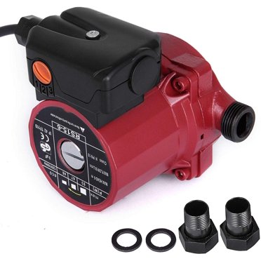 3 Speed 1/8HP Circulating Pump - 115V, 3-Speed Adjustable, Cast Iron Flanged - For Outdoor Furnaces, Solar, Hot Water