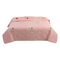 chaungfeng Air-conditioning Thin Quilt, Washed Summer Quilt, Soft and Delicate, Skin-Friendly and Light, Exquisite Pattern, Suitable for All Seasons, can be Used as a Gift (39.3x59 Inch)