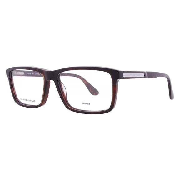 Tommy Hilfiger 1549 Full Rim Rectangular Dark Havana Eyeglasses