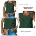 thumbnail image 3 of Camiseta sin mangas informal para mujer Camiseta sin mangas sin mangas para mujer Camiseta sin mangas de verano para mujer Camiseta sin mangas de verano para mujer Camiseta sin ANGGREK Otros, 3 of 3