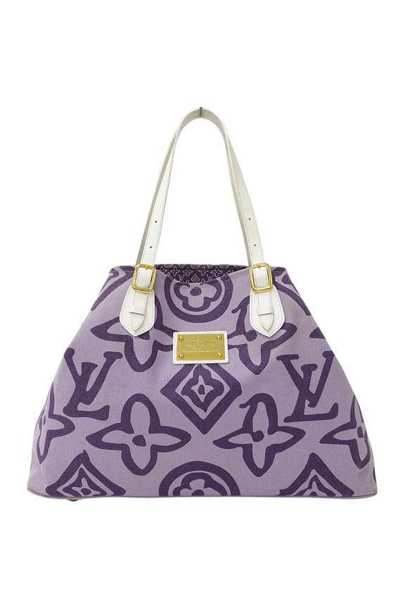 Pre-Owned Louis Vuitton Women's Taisienne Tote Bag in GM Canvas, Lilac, M95681,... (Fair)