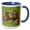 Blue/White, variant on 3drose, Olympic Marmots, Youngsters Playing, 11oz Mug