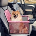 thumbnail image 6 of Elevon Dog Car Seat, Pet Booster Car Seat with PVC Support Tube and Safety Belt, Breathable & Anti-Collapse Dog Booster Car Seat, Suitable for Little and Medium Pets (Pink), 6 of 6