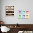thumbnail image 4 of Be Your Own Kind Of Beautiful Canvas Prints  Wall Artwork Ready to Hang for Kids Girls Nursery Home Bedroom Decor-Inspirational Canvas Wall Art Gifts for Teens Girls 12" x 16" in, 4 of 4