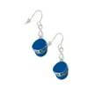 thumbnail image 3 of Delight Jewelry Silvertone Blue Policeman's Hat Silver tone Infinity French Earrings, 3 of 4