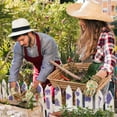 thumbnail image 6 of HANDLANDY Work Gloves for Women and Ladies, Leather Gardening Gloves Flexible Mechanic Working Gloves, 6 of 7