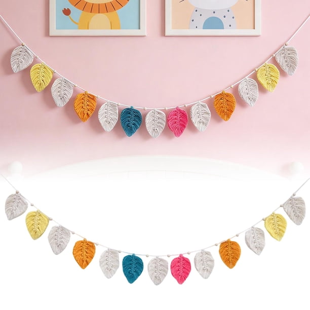 Hoja colorida hecha a mano, ideal para habitaciones infantiles y fotografía; adecuada para niños y niñas