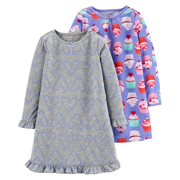 Carter's Carter's Toddler Girls' 2Pack Cool & Comfortable Cupcake