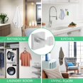 thumbnail image 5 of Towel Hooks Robe Hook Coat Hook Stainless Steel Heavy Duty Bathrooms Square Hooks Wall Mounted for Bathroom Kitchen Bedroom Brushed Gold 2 Pack, 5 of 6