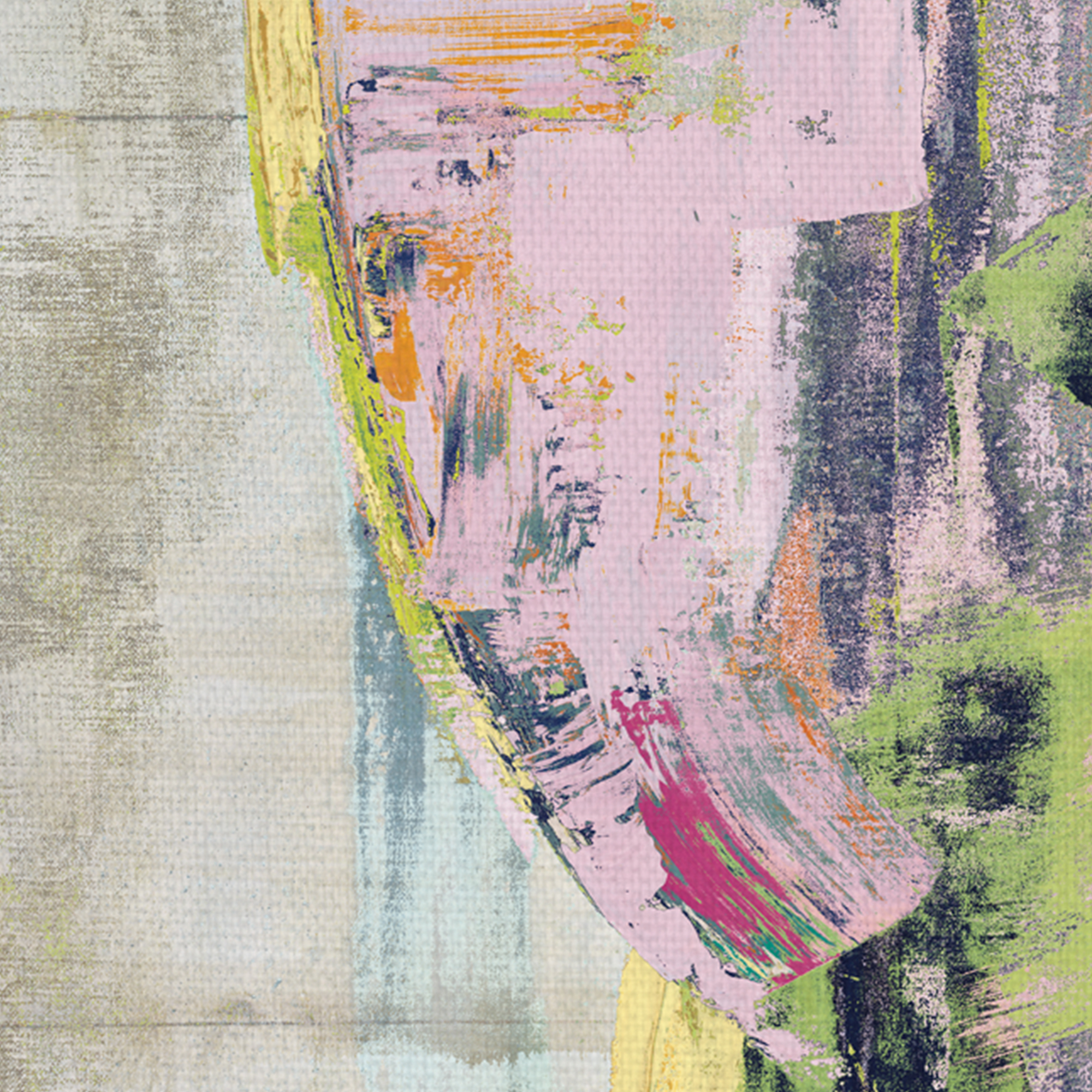 Tickled Pink by Philip Brown Abstract Portrait Canvas Art