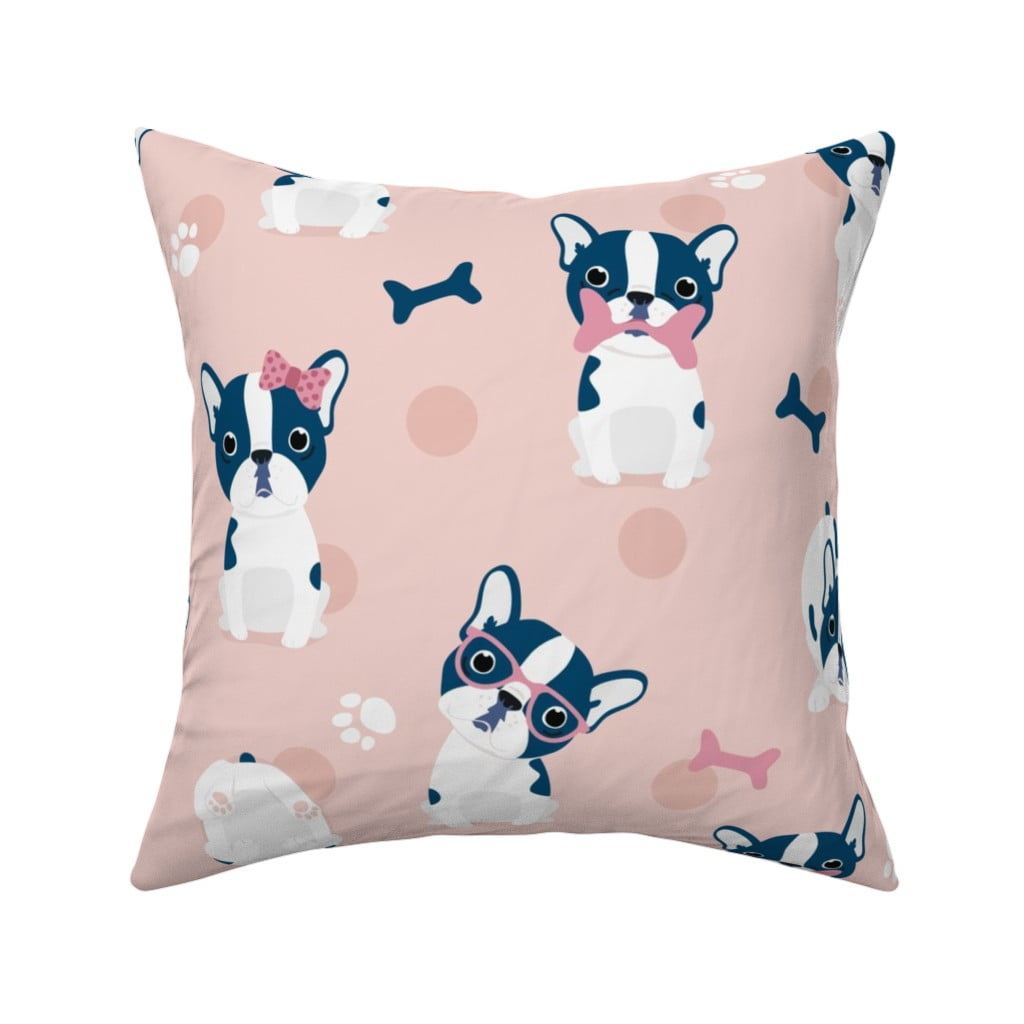 Frenchie French Bulldog Dog Throw Pillow Cover W Optional Insert By Roostery Walmart Com Walmart Com
