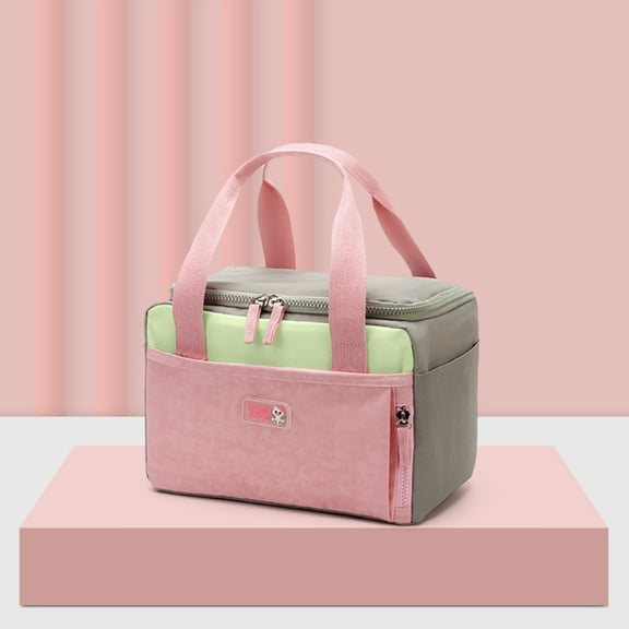 PRETXORVE Breast Pump Bag Tote with Cooler Compartment for Breast Pump, Cooler Bag, Breast Milk Bottles and More, Double Layer Pumping Bag for Working Moms