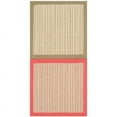 thumbnail image 2 of SAFAVIEH Natural Fiber Alondra Striped Sisal Area Rug, Multi, 2' x 4', 2 of 2