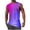 Blue, variant on srobpty Mens Summer Print Sleeveless Round Neck Tank Tops Gradient Color for Fitness Training