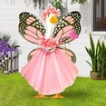 thumbnail image 6 of HWRETIE Outdoor Yard Garden Figurine Statue Independence Day Big White Gooses Festival Set Decoration Sculpture, 6 of 9