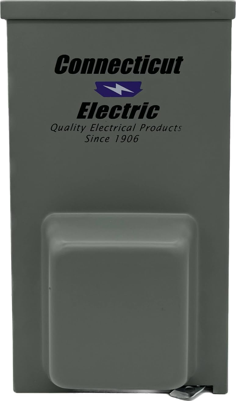 Connecticut Electric CESMPSC55GRHR 60A 120/240V Outdoor RV Panel Power Outlet with 20-Amp GFCI Receptacle